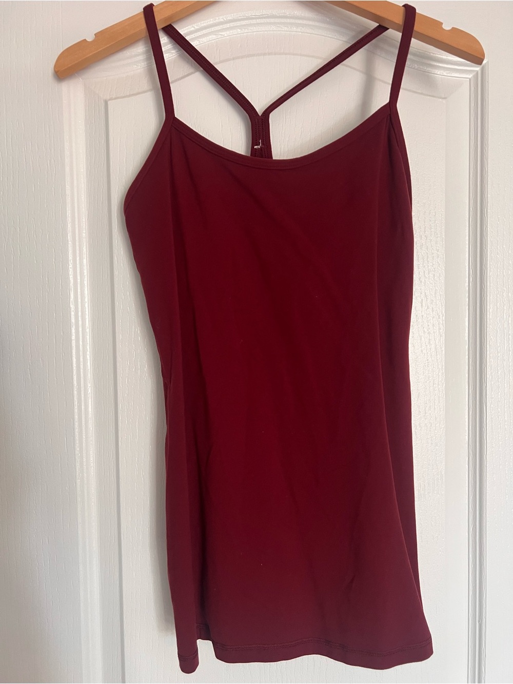 Women's Burgundy Strappy Tank Top